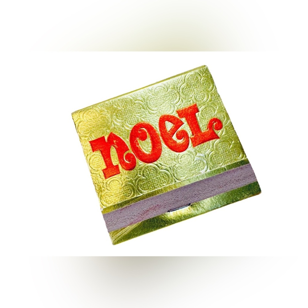 Toledo Scale Employees Credit Union Vintage Christmas Noel Unstruck Match Books - Picture 5 of 15